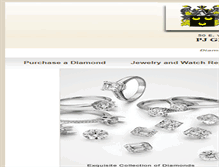 Tablet Screenshot of pjgianninijewelers.com